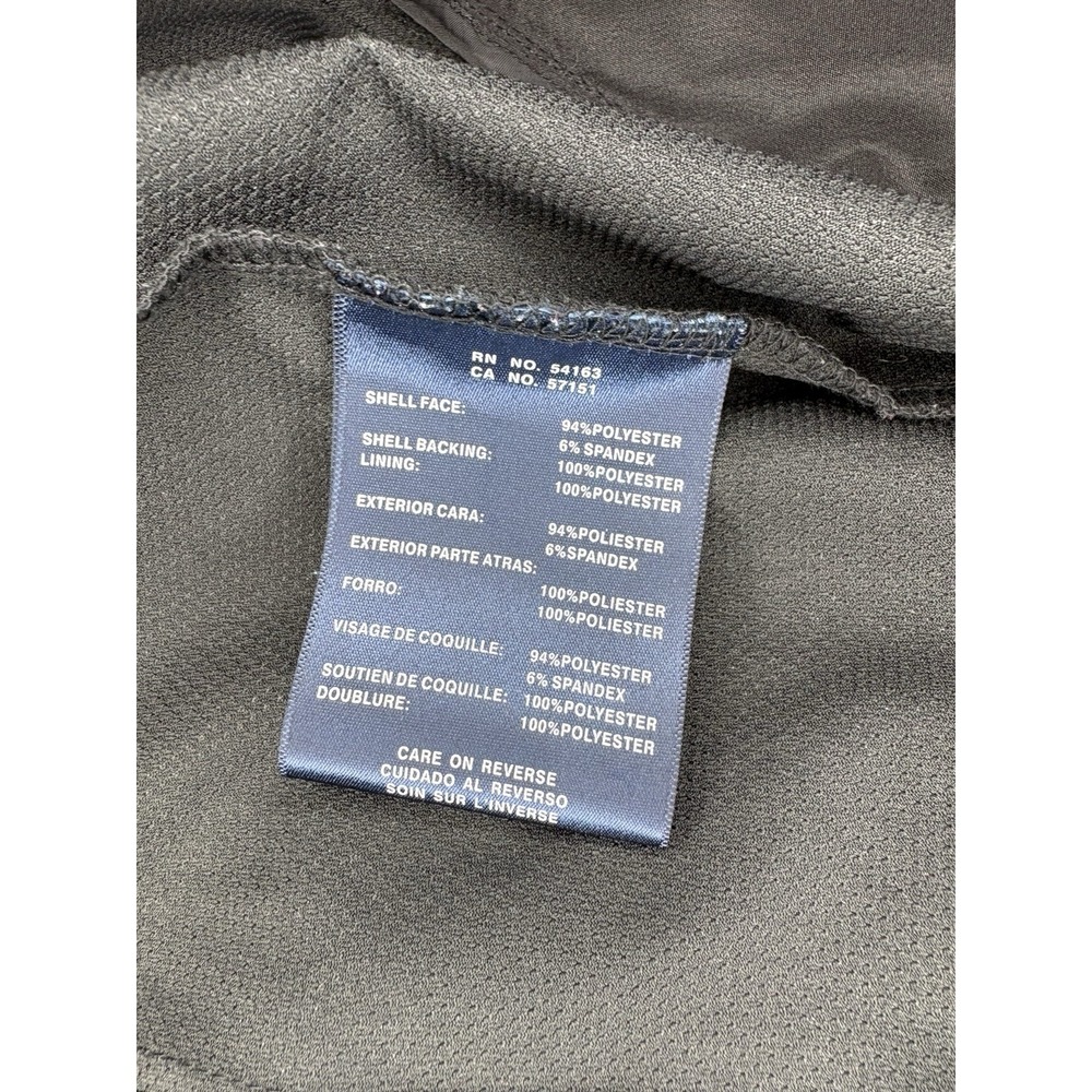 Tommy Hilfiger Women's Hooded Mid-Length Water-Resistant Zip/Button L Black - Picture 5 of 5